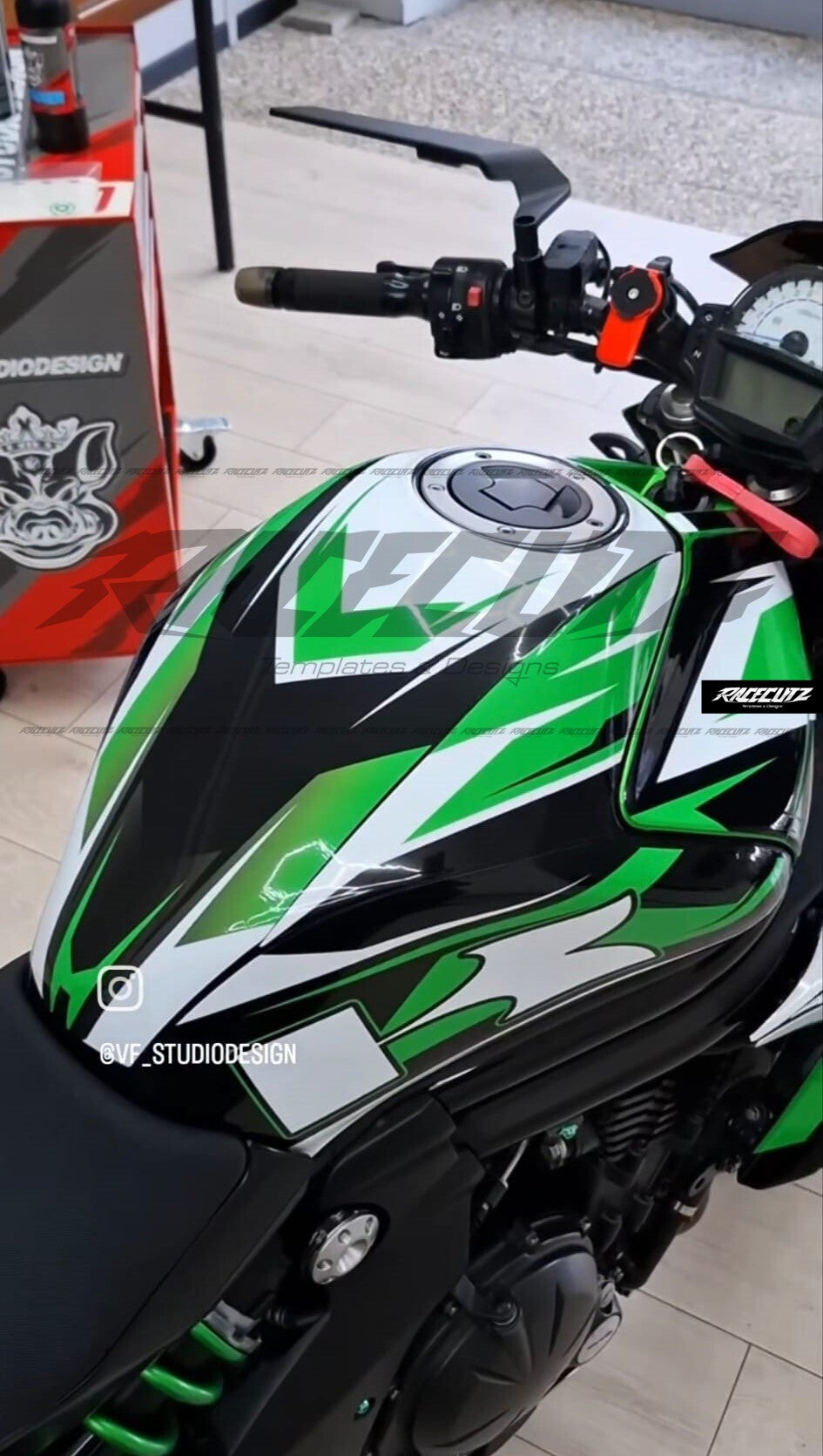 KAWASAKI ER-6N 2012-2017 TEMPLATE