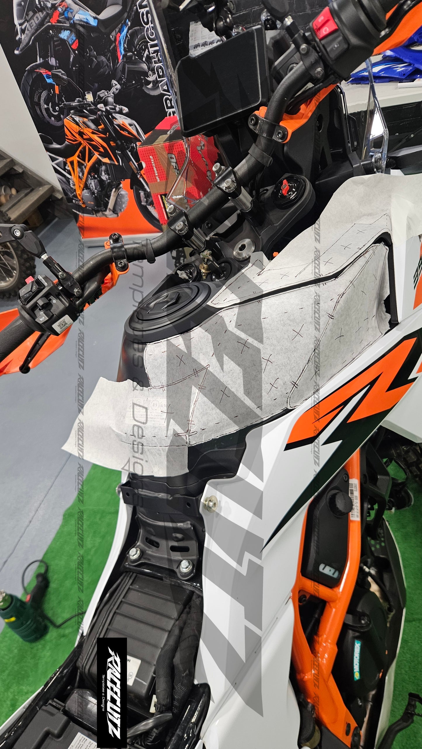 KTM 390 ADVENTURE R 2025-2026 TEMPLATE