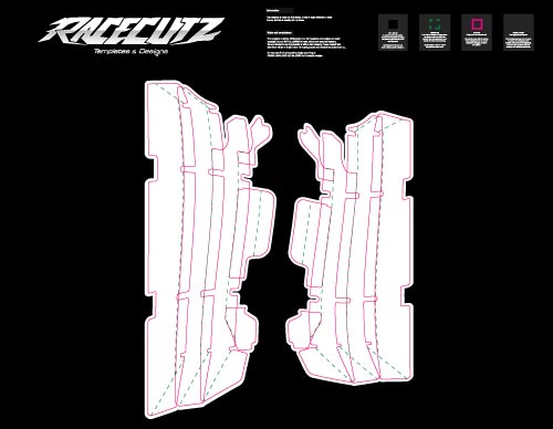BETA RR 2020-2026 + RX 2024-2026 + RS 2020-2026 RADIATOR GUARDS TEMPLATE