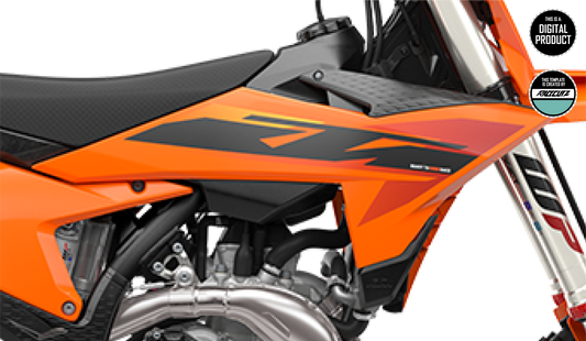 KTM SX-SXF 2025-2026 (2024 FACTORY EDITION) & EXC & XC-W & XCF-W 2026 - SHROUDS TEMPLATE