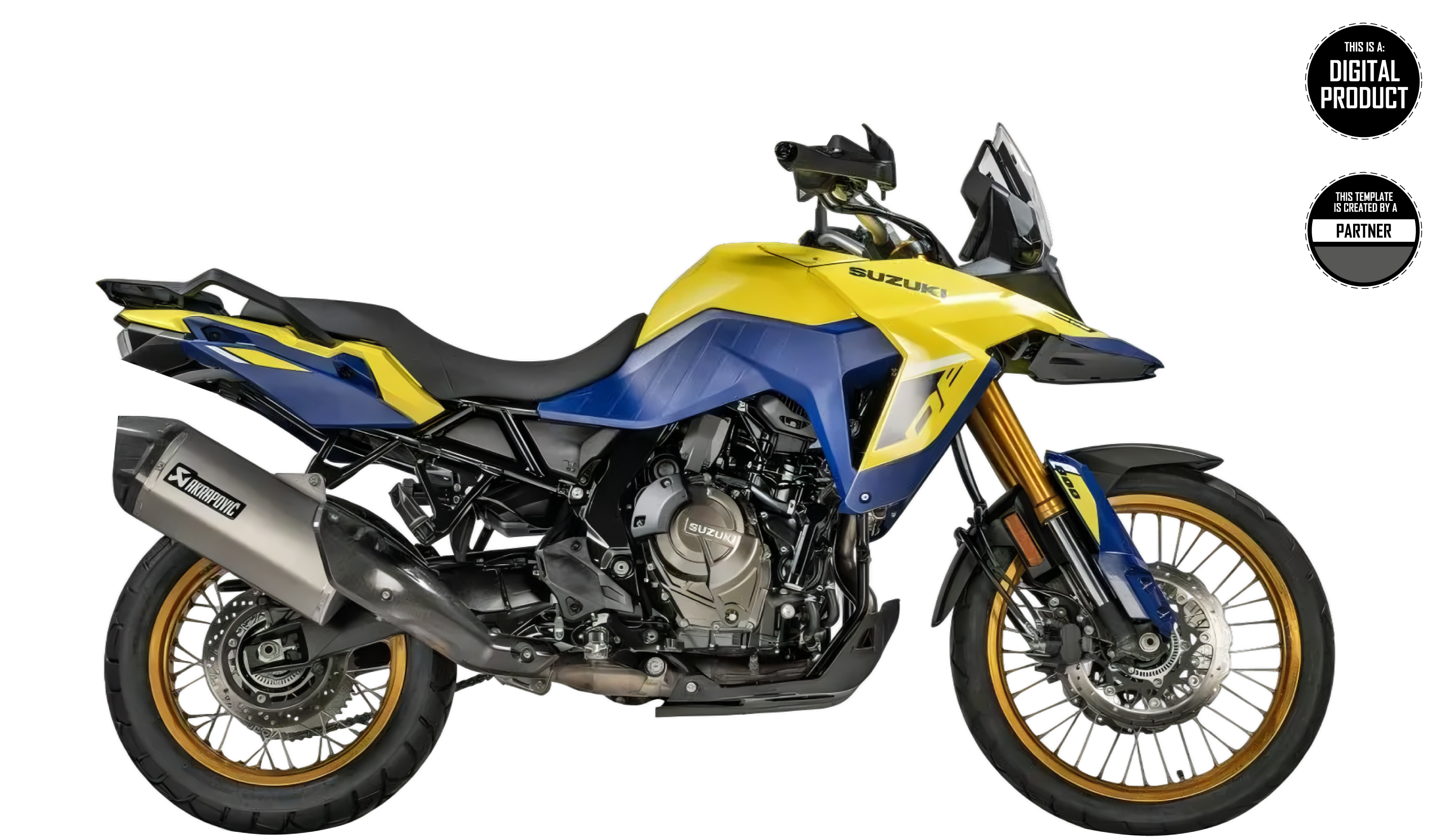 V-STORM DL 800 DE & RE 2023-2026 TEMPLATE – RaceCutz