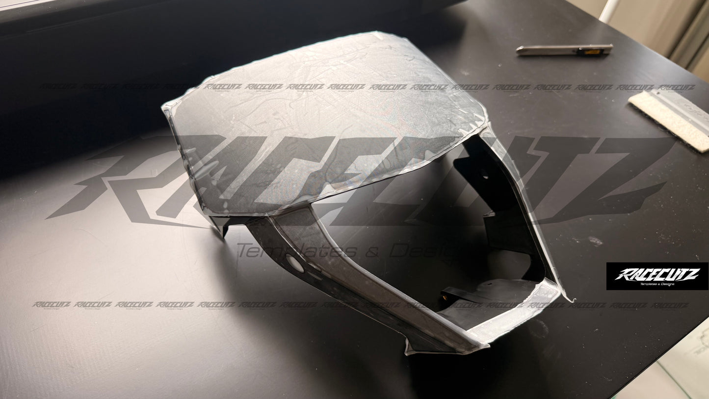 FANTIC XE & XEF 2026 - HEADLIGHT MASK TEMPLATE