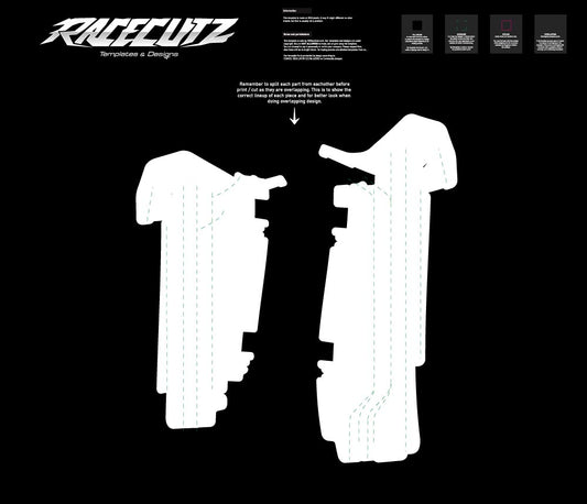 SUZUKI RM-Z 250 2019-2026 & 450 2018-2026 TEMPLATE