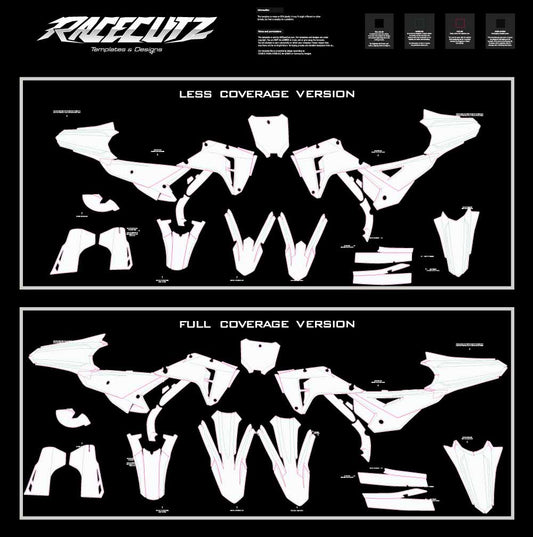 HONDA CRF 250 & 450 RX 2025-2026 TEMPLATE