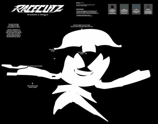 SHOEI NEOTEC 3 - SIZE LARGE TEMPLATE