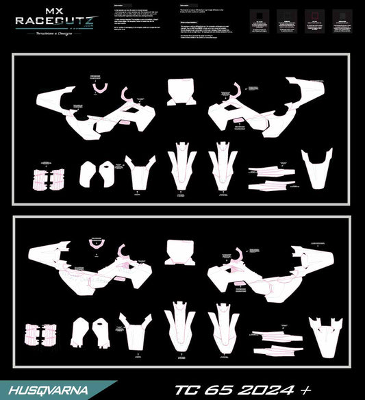 HUSQVARNA TC 65 2024-2026 TEMPLATE