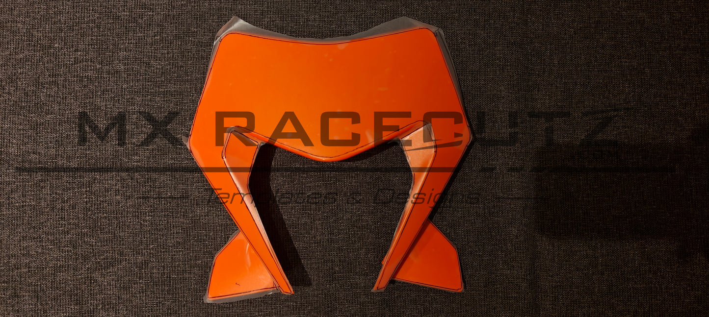 KTM EXC 2024-2026 HEADLIGHT MASK TEMPLATE
