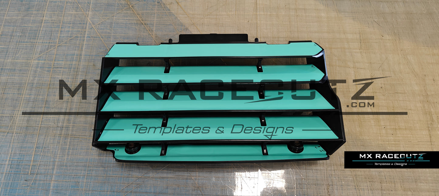 FANTIC XX125+250 2025-2026 & XE 125 2025-2026 & XE300 2024-2026 RADIATOR GUARDS TEMPLATE