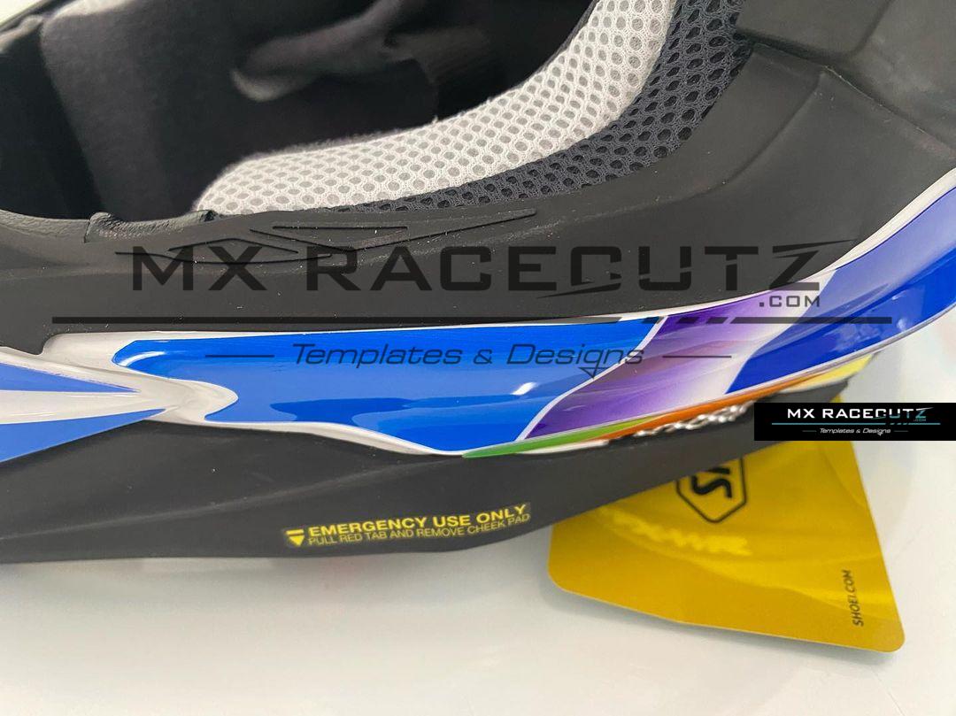 SHOEI VFX-WR - SIZE XLARGE & XXLARGE TEMPLATE