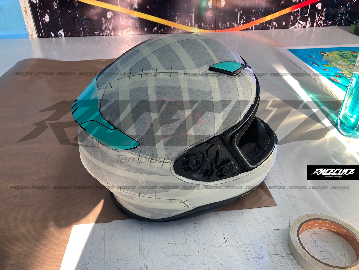 SHOEI NXR 1 - SIZE MEDIUM TEMPLATE