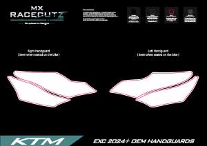 KTM/GASGAS 2024-2026 OEM HANDGUARDS TEMPLATE