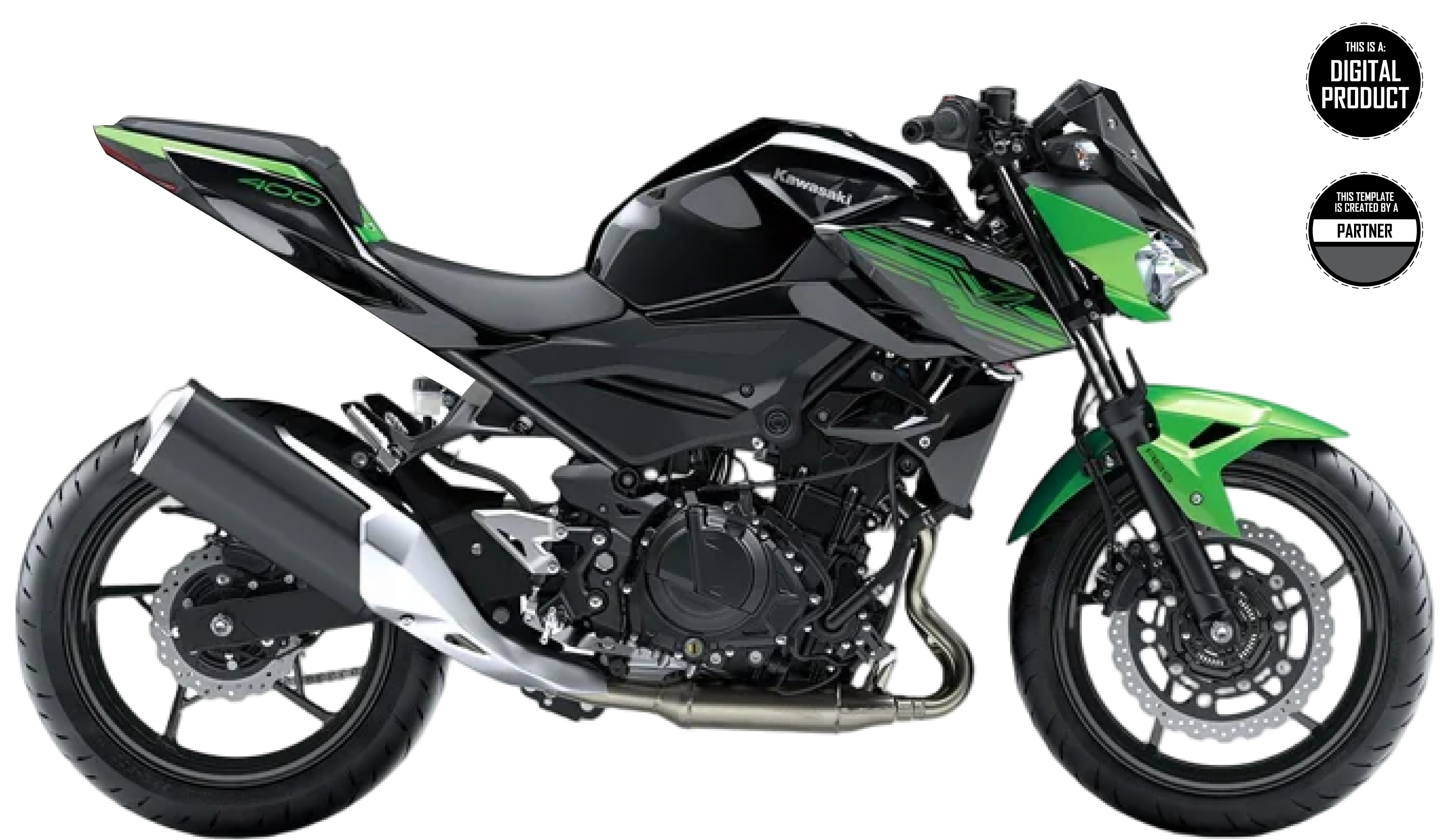KAWASAKI Z400 2017-2024 TEMPLATE – RaceCutz