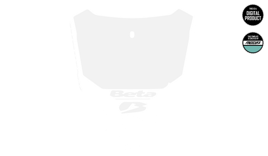 BETA RX 2023-2026 FRONT NUMBER PLATE TEMPLATE