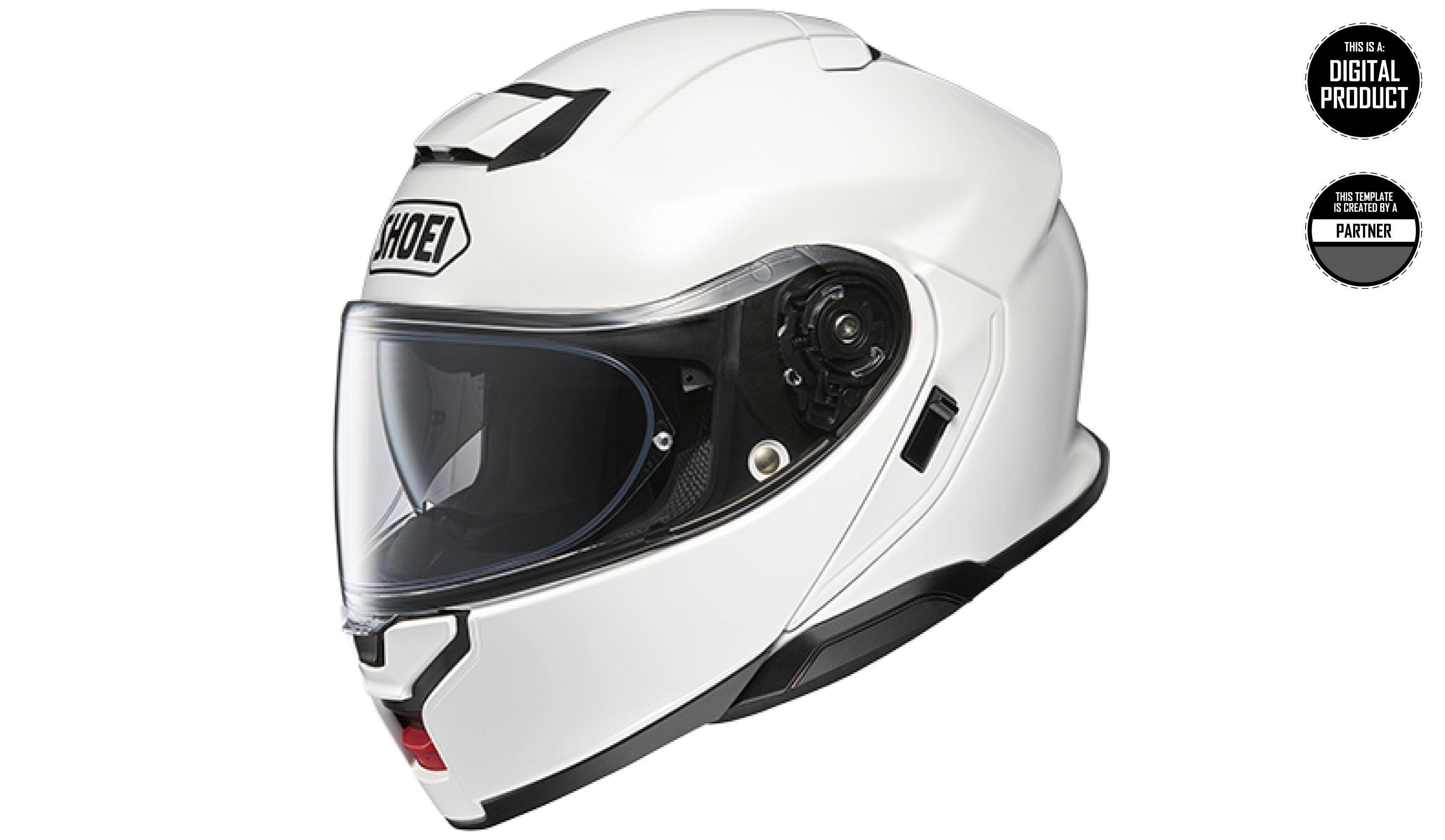 SHOEI NEOTEC 3 - SIZE XLARGE & XXLARGE TEMPLATE – RaceCutz