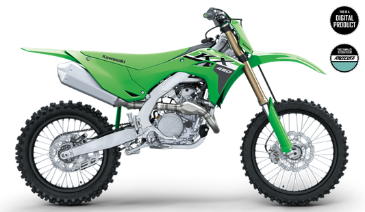 KAWASAKI KX 250 2025-2026 & 450 2024-2026 - FRAME TEMPLATE