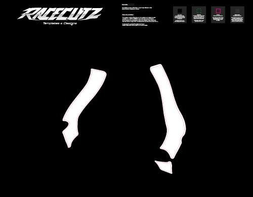 TRIUMPH TF 250 & 450 E+X+C 2024-2026 - FRAME TEMPLATE