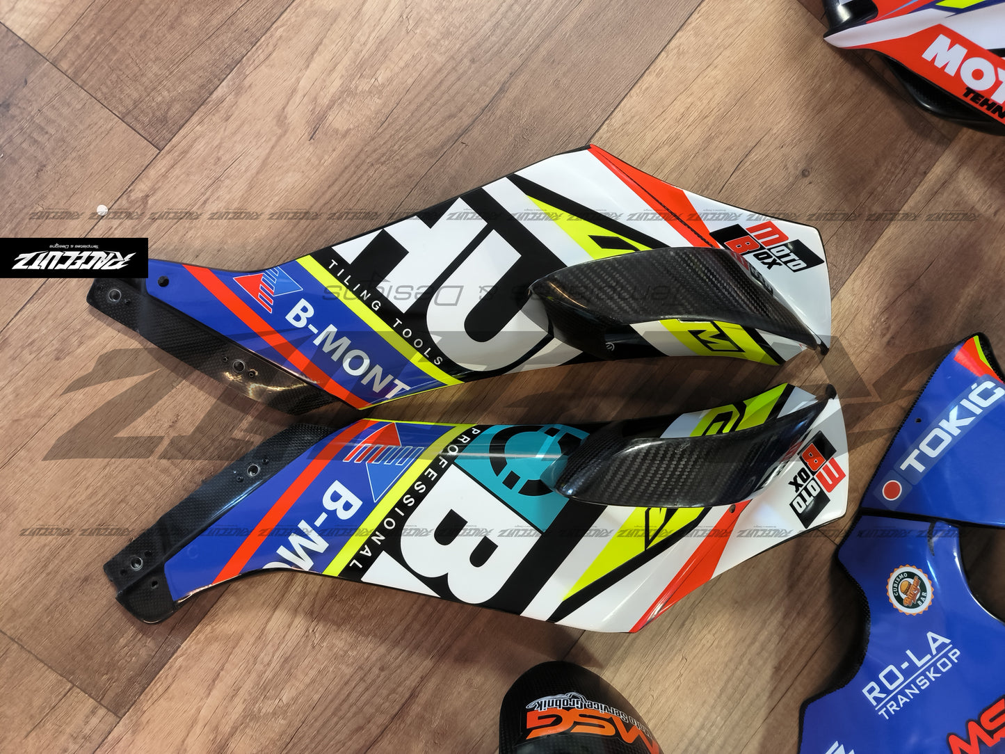 YAMAHA R1 2020-2026 MAC RACING CARBON FAIRINGS TEMPLATE