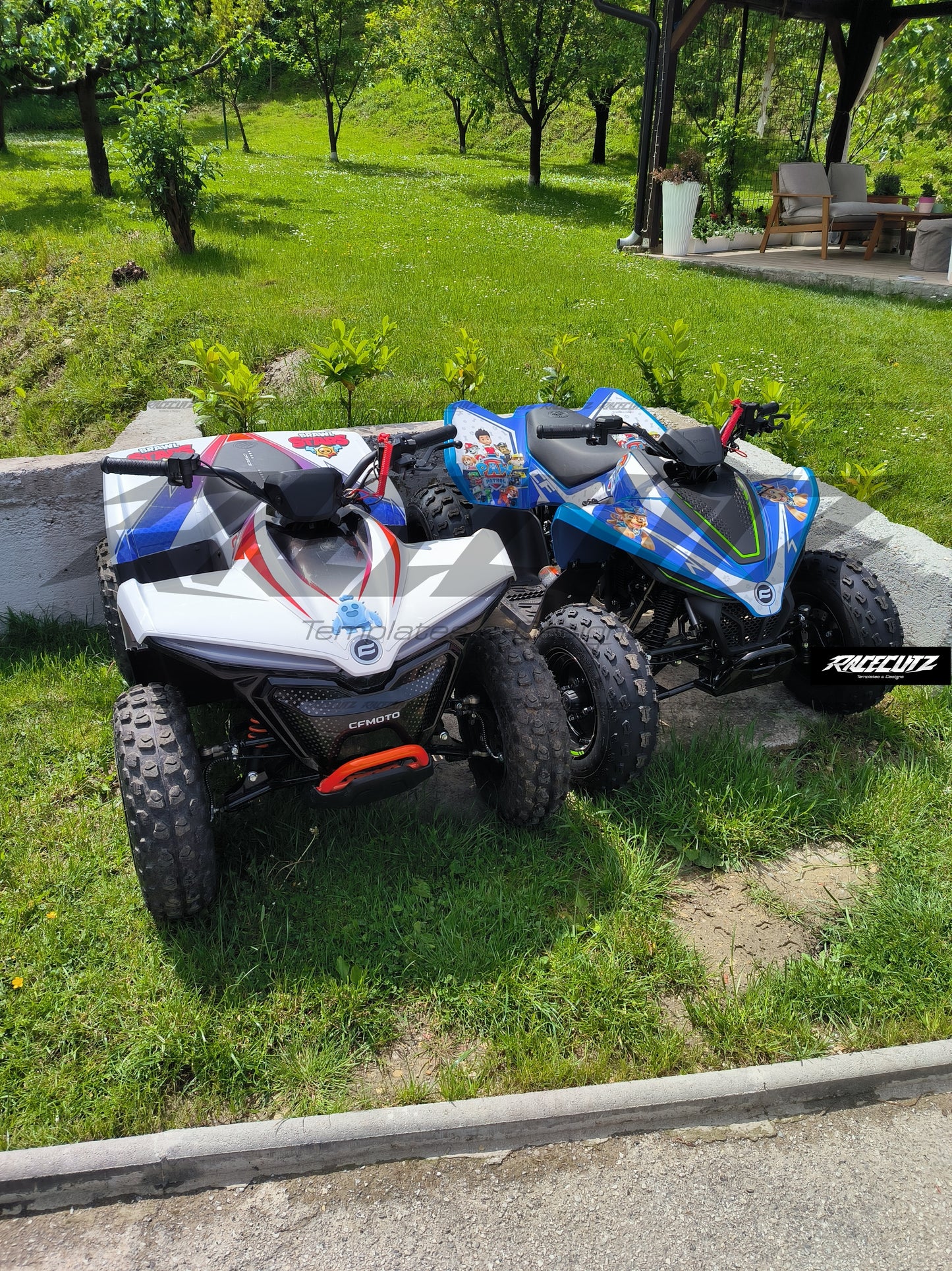 CFMOTO CFORCE 110 EFI GAS MODEL TEMPLATE
