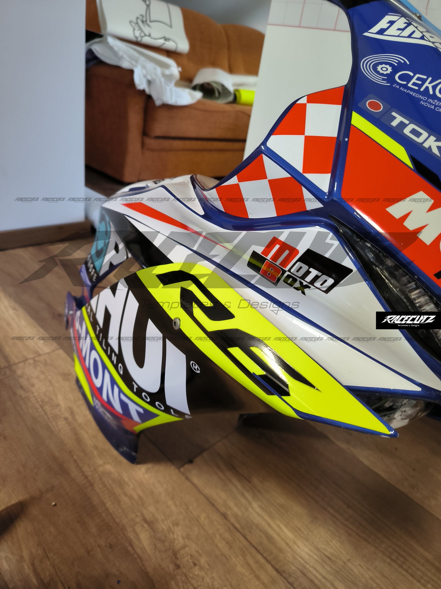 YAMAHA R6 2017-2026 MAC RACING FAIRINGS TEMPLATE