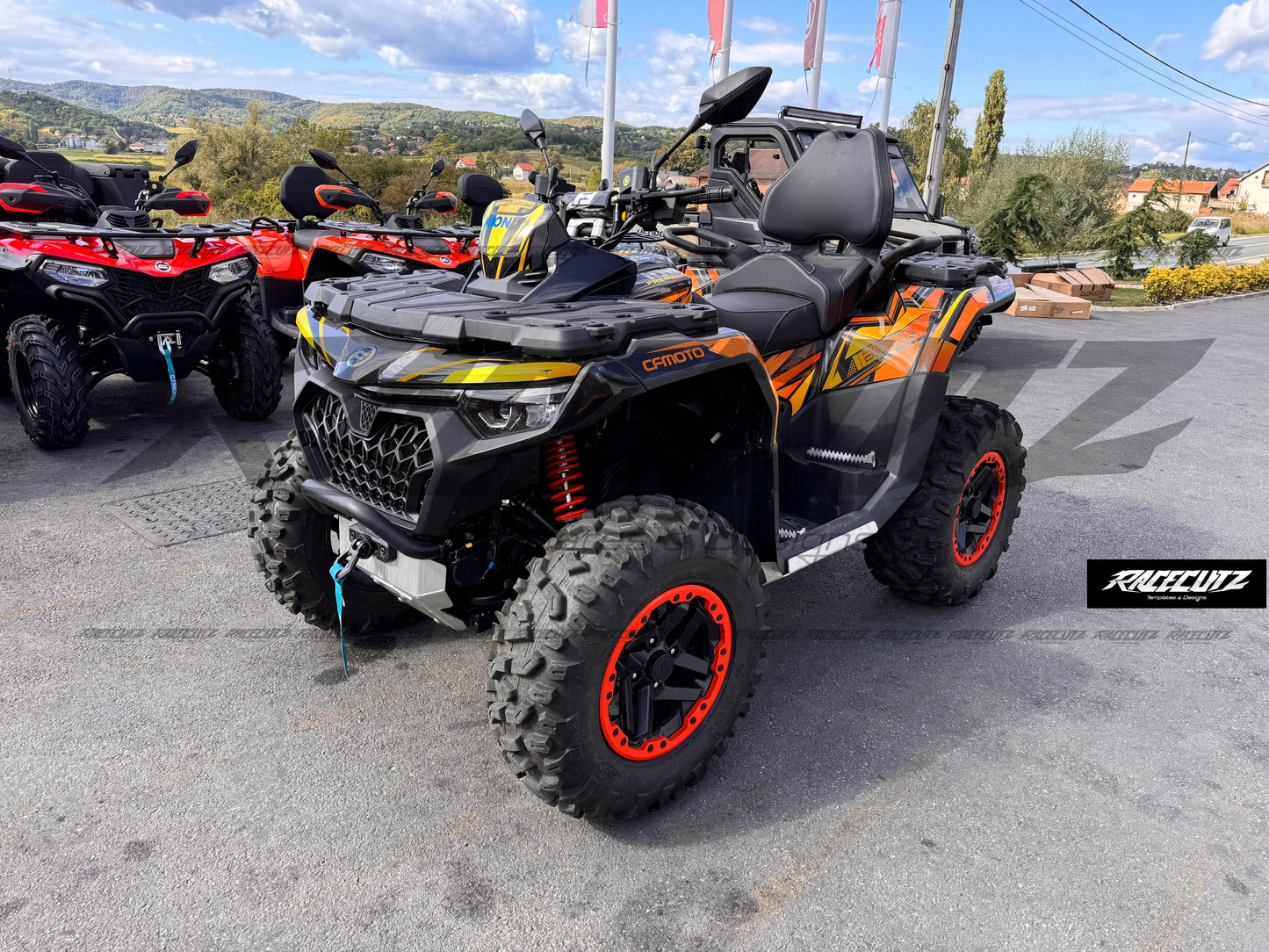 CFMOTO CFORCE 850 & 1000 TOURING/PREMIUM 2024-2026 TEMPLATE