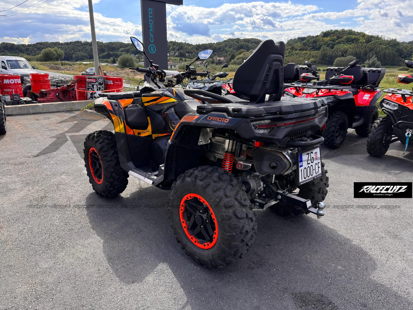 CFMOTO CFORCE 850 & 1000 TOURING/PREMIUM 2024-2026 TEMPLATE