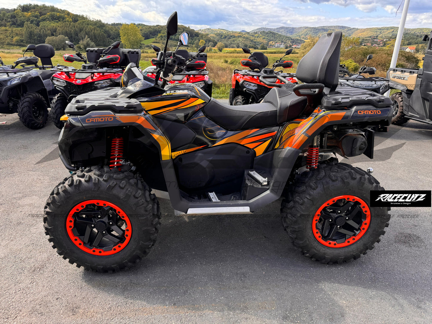 CFMOTO CFORCE 850 & 1000 TOURING/PREMIUM 2024-2026 TEMPLATE