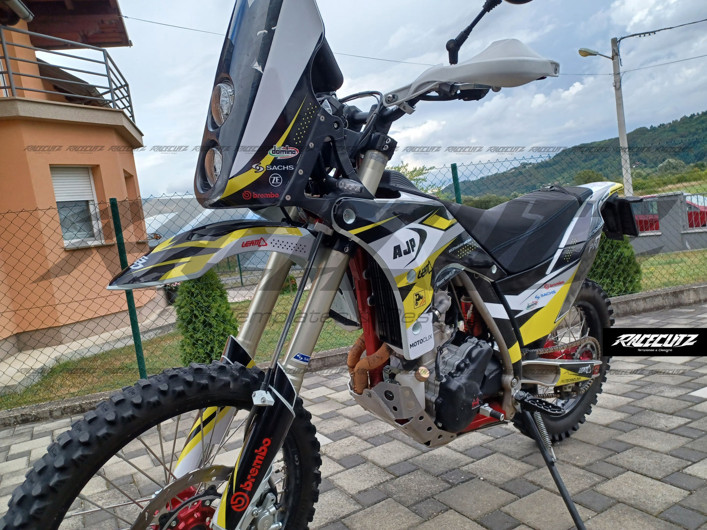 AJP PR7 650 ADVENTURE 2016-2024 TEMPLATE