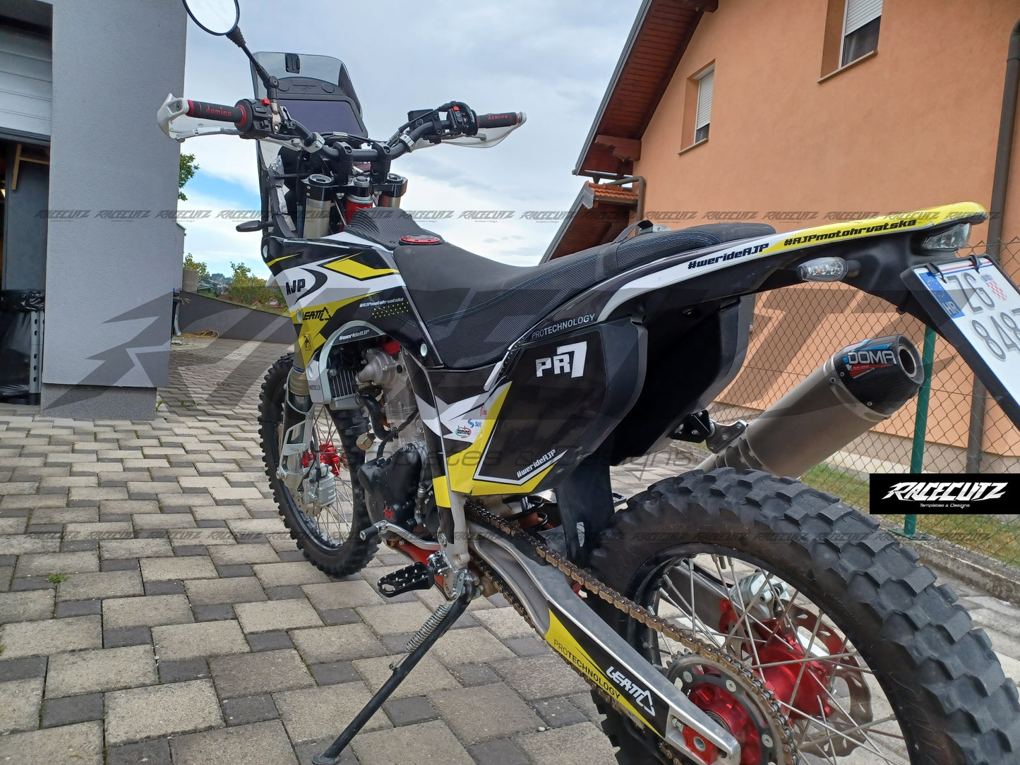 AJP PR7 650 ADVENTURE 2016-2024 TEMPLATE