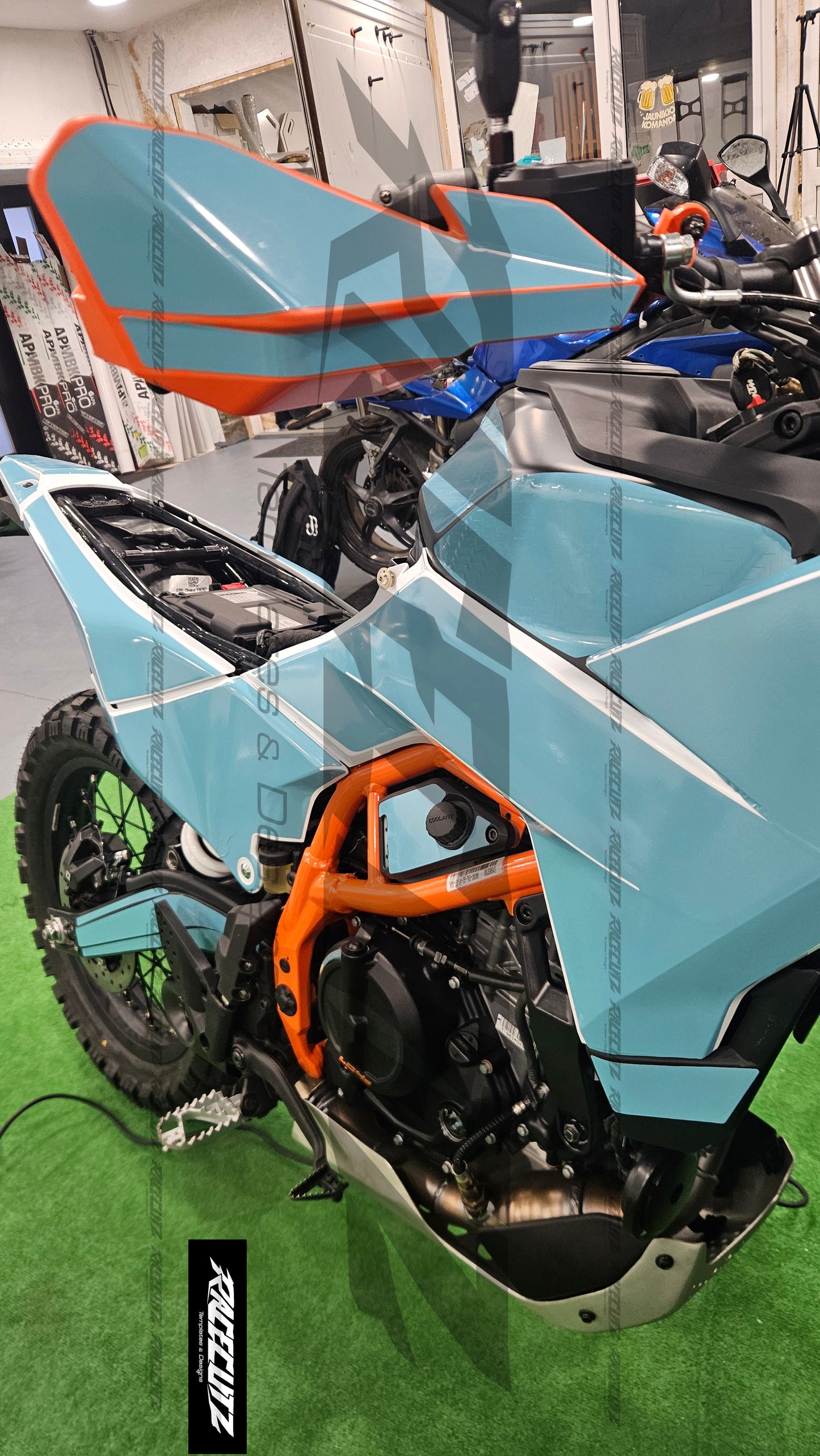 KTM 390 ADVENTURE R 2025-2026 TEMPLATE