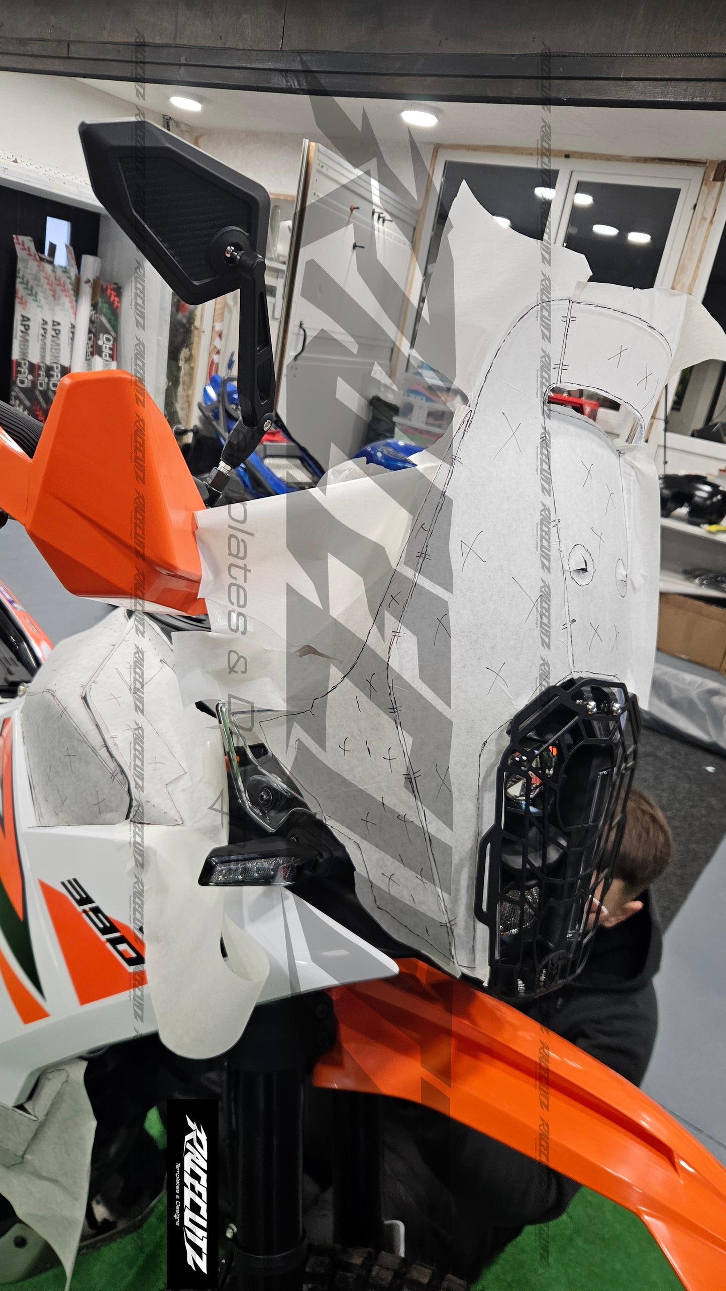 KTM 390 ADVENTURE R 2025-2026 TEMPLATE