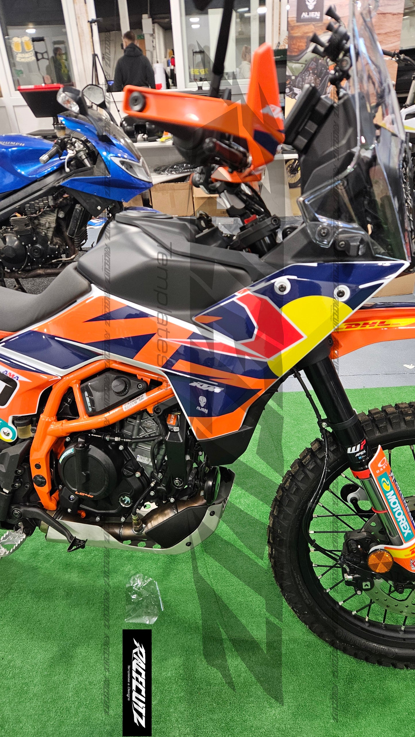 KTM 390 ADVENTURE R 2025-2026 TEMPLATE