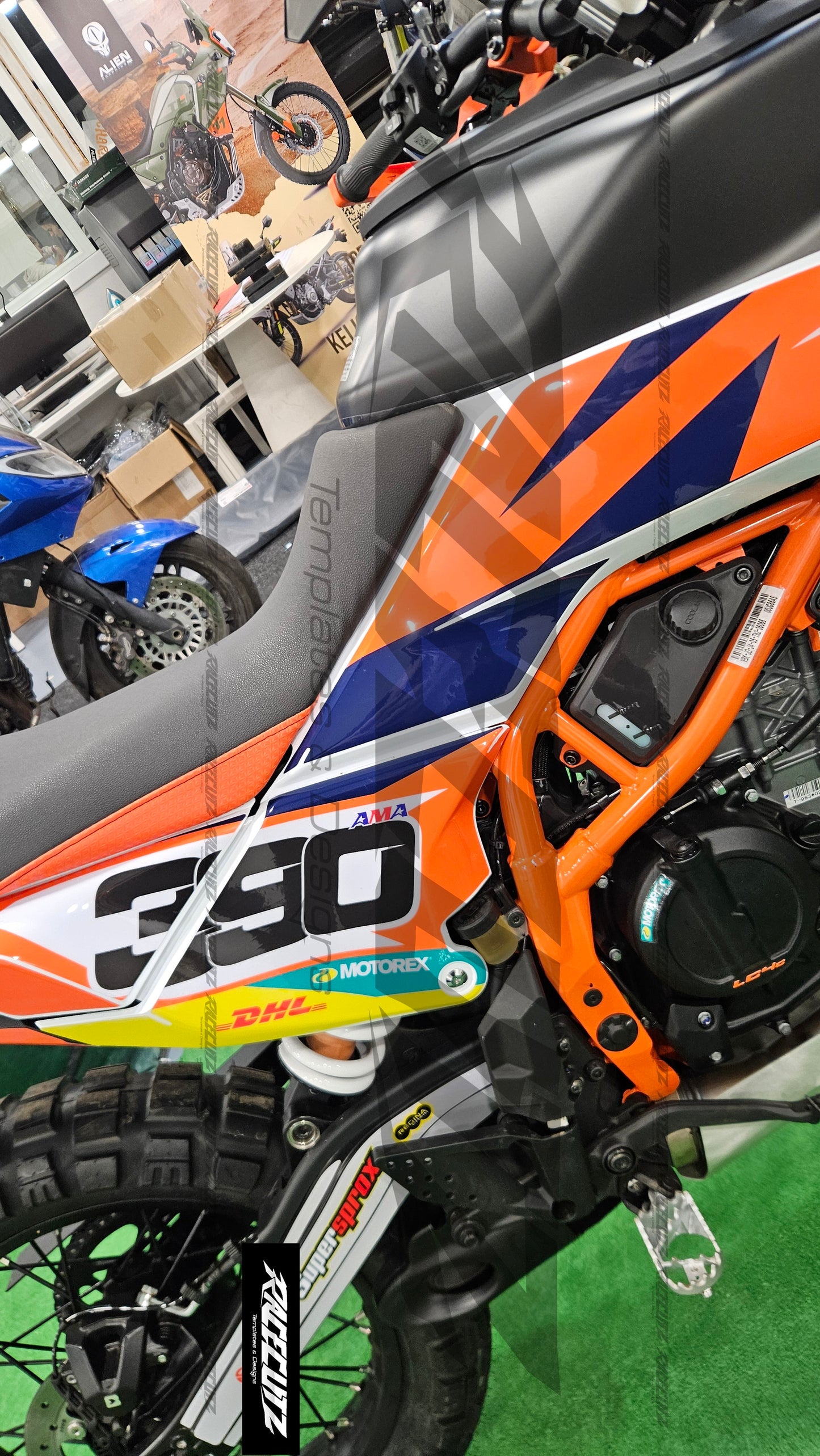 KTM 390 ADVENTURE R 2025-2026 TEMPLATE