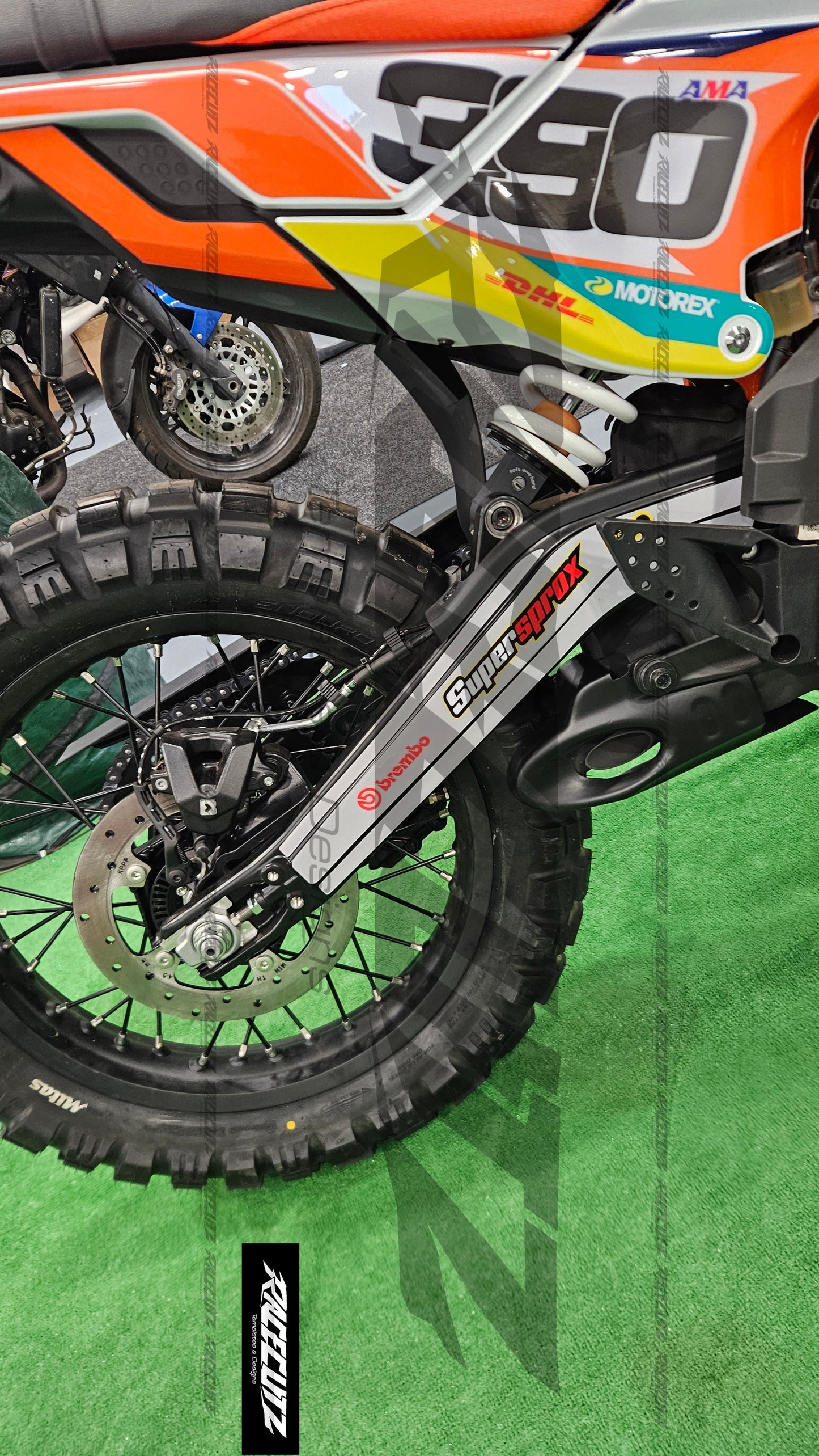 KTM 390 ADVENTURE R 2025-2026 TEMPLATE