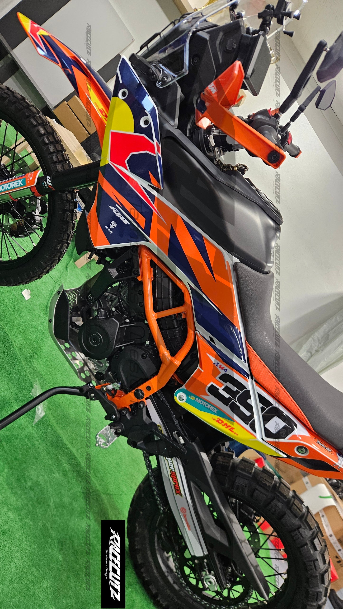 KTM 390 ADVENTURE R 2025-2026 TEMPLATE