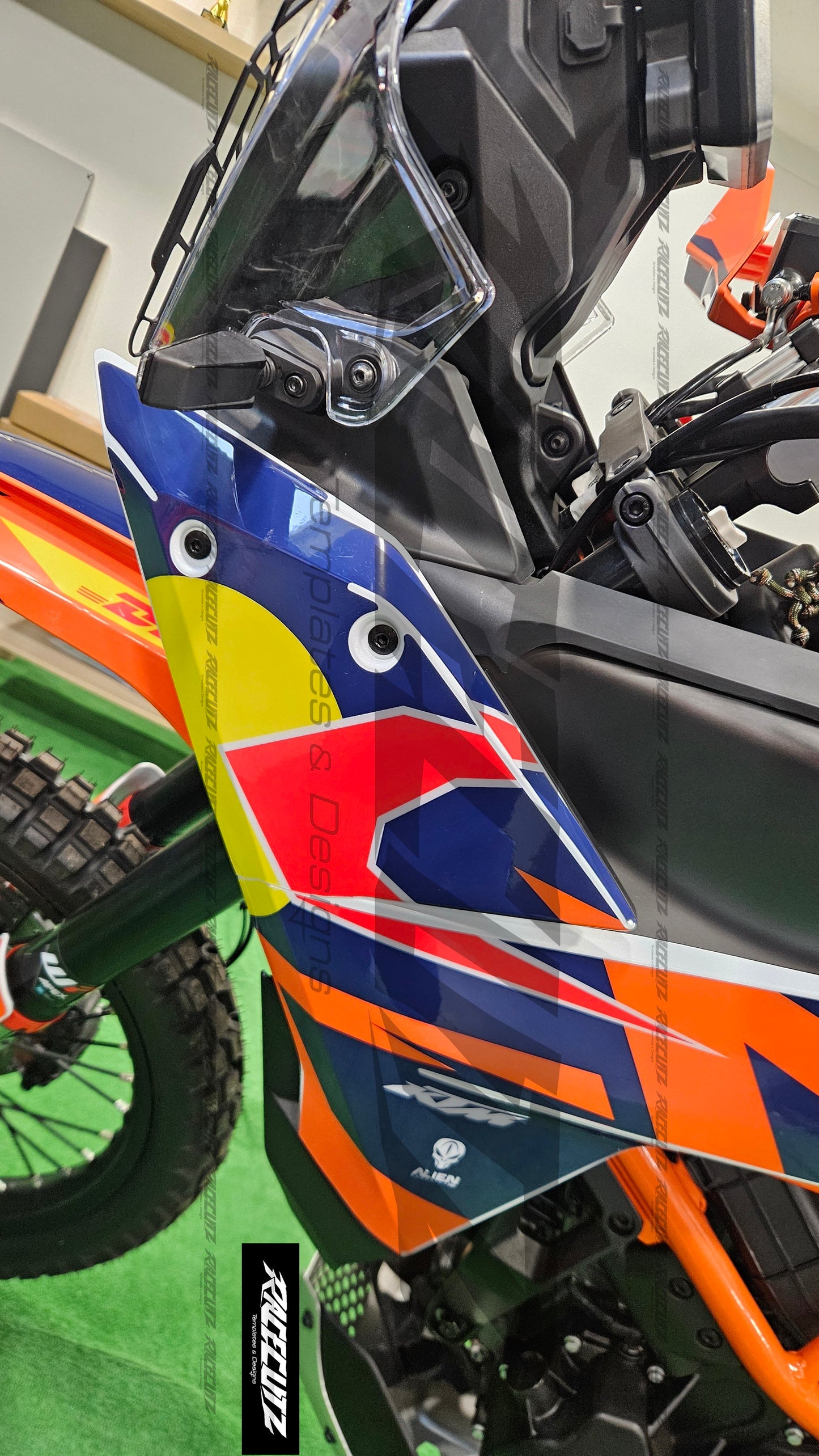 KTM 390 ADVENTURE R 2025-2026 TEMPLATE