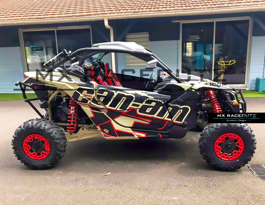 CAN-AM MAVERICK X3 2017-2024 - 2 SEATER TEMPLATE