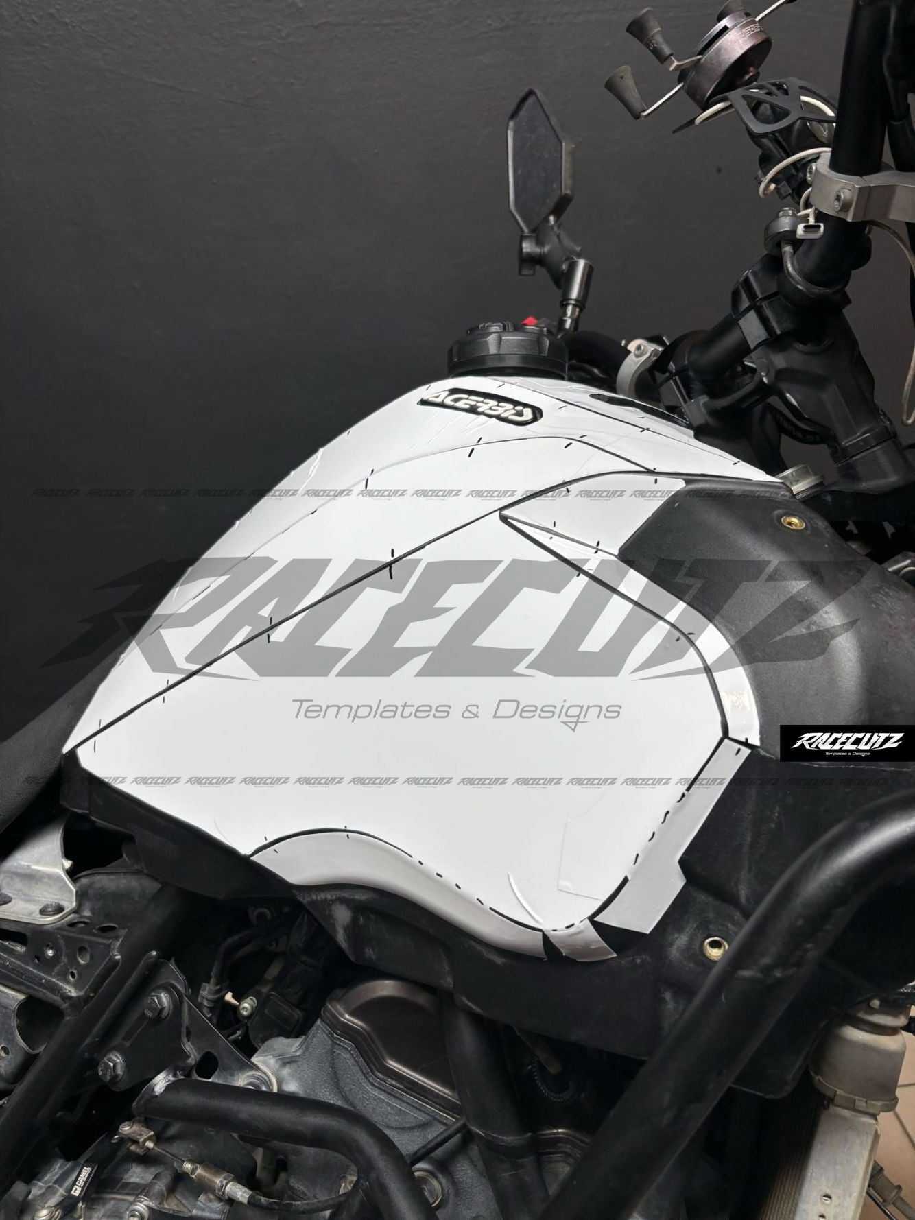 YAMAHA TENERE 700 2019-2024 ACERBIS TANK 23L TEMPLATE