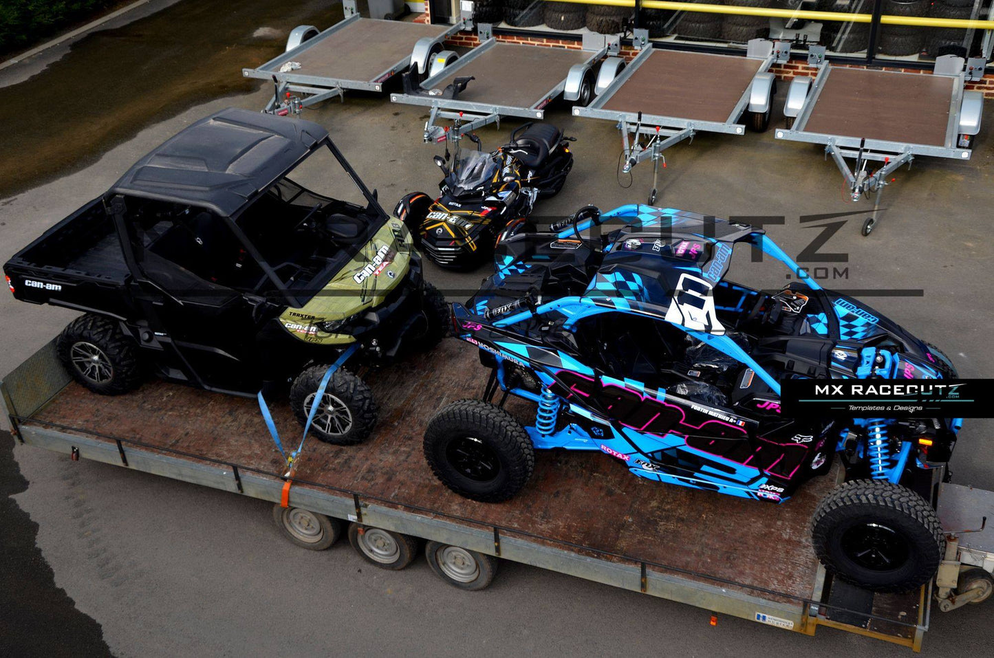 CAN-AM MAVERICK X3 2017-2024 - 2 SEATER TEMPLATE