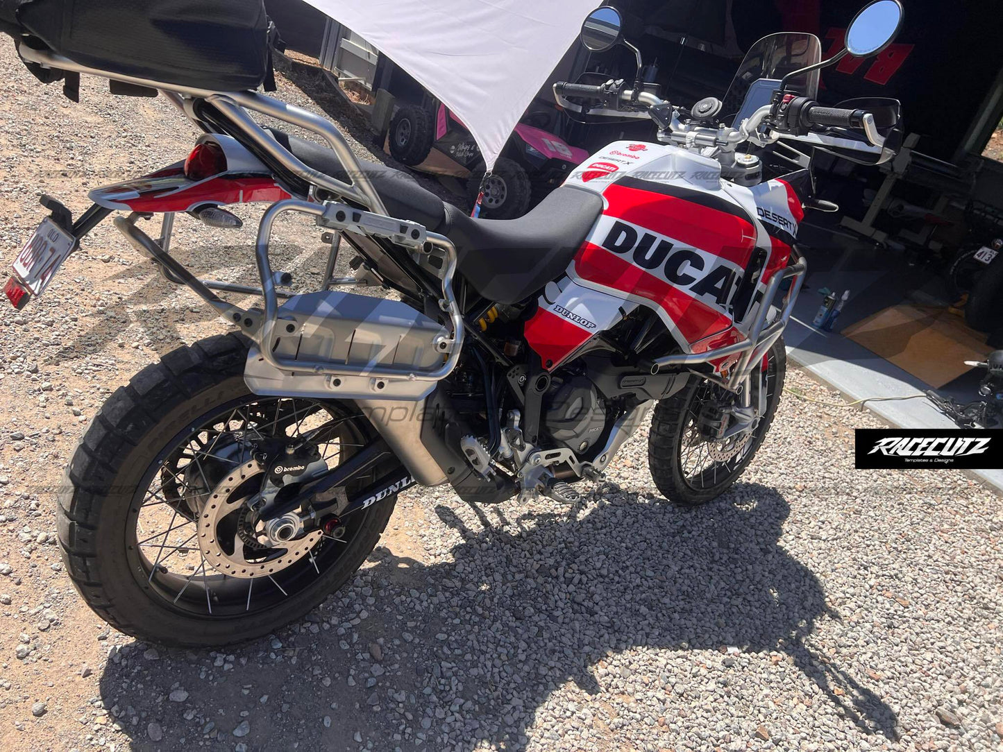 DUCATI DESERTX 2022-2025 TEMPLATE