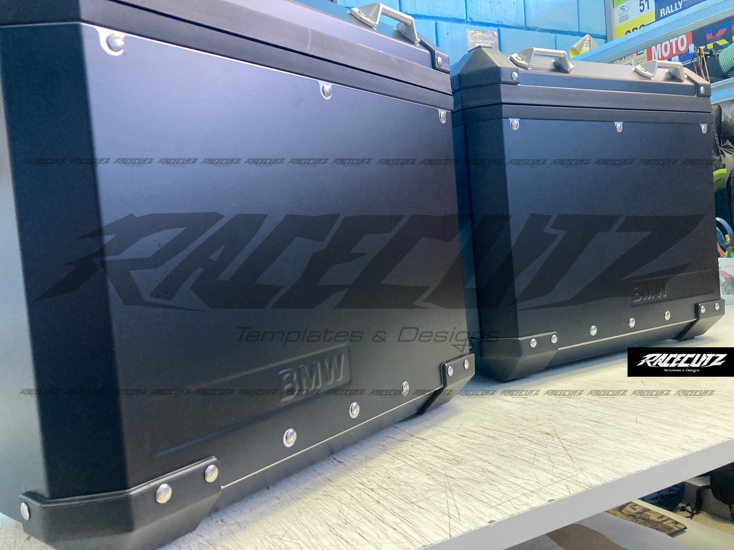 BMW F850GS 2018-2024 & F900GS 2024-2025 & R1200GS 2013-2018 & R1250 2019-2023 PANNIERS TEMPLATE