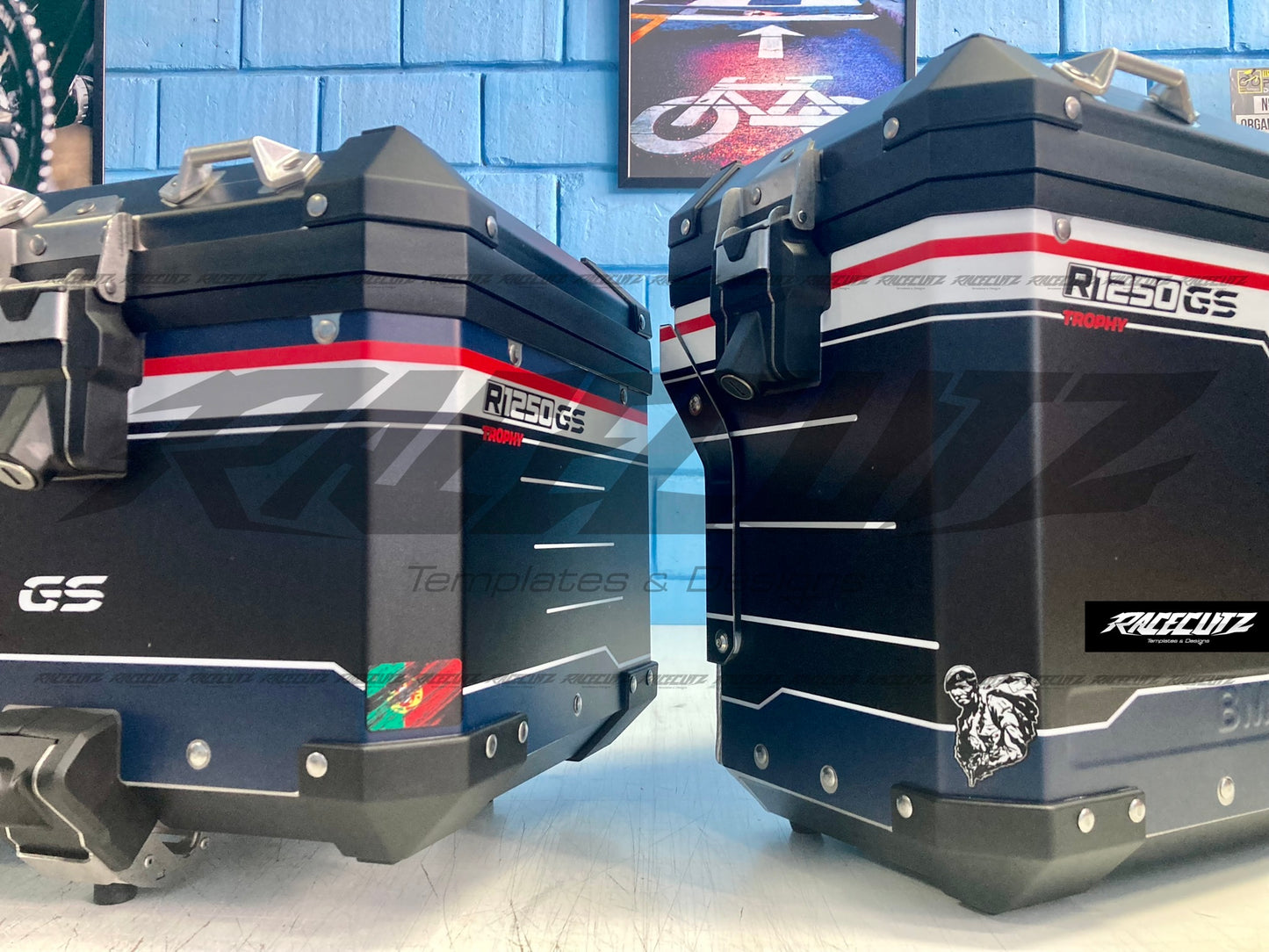 BMW F850GS 2018-2024 & F900GS 2024-2025 & R1200GS 2013-2018 & R1250 2019-2023 PANNIERS TEMPLATE