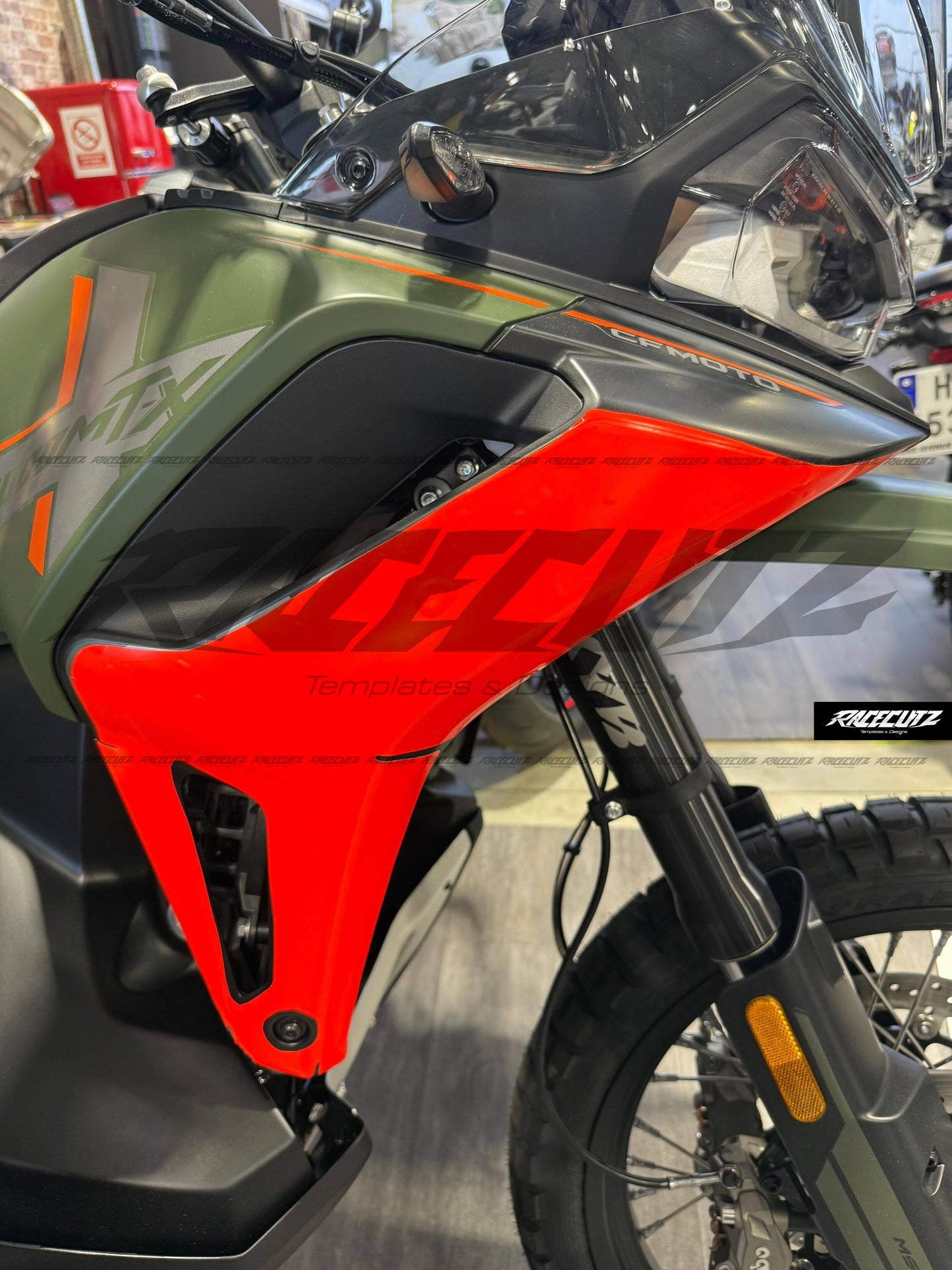 CFMOTO 1000 MT-X 2026 SIDE PIECES TEMPLATE