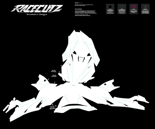 AIROH TWIST 3 - SIZE LARGE & XLARGE & XXLARGE TEMPLATE