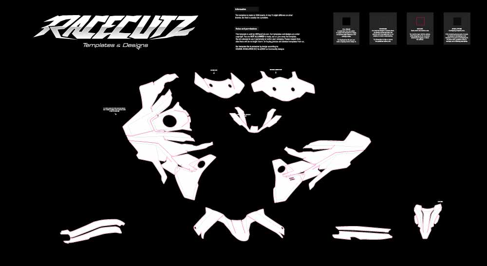 BMW F 900 GS 2024-2026 TEMPLATE