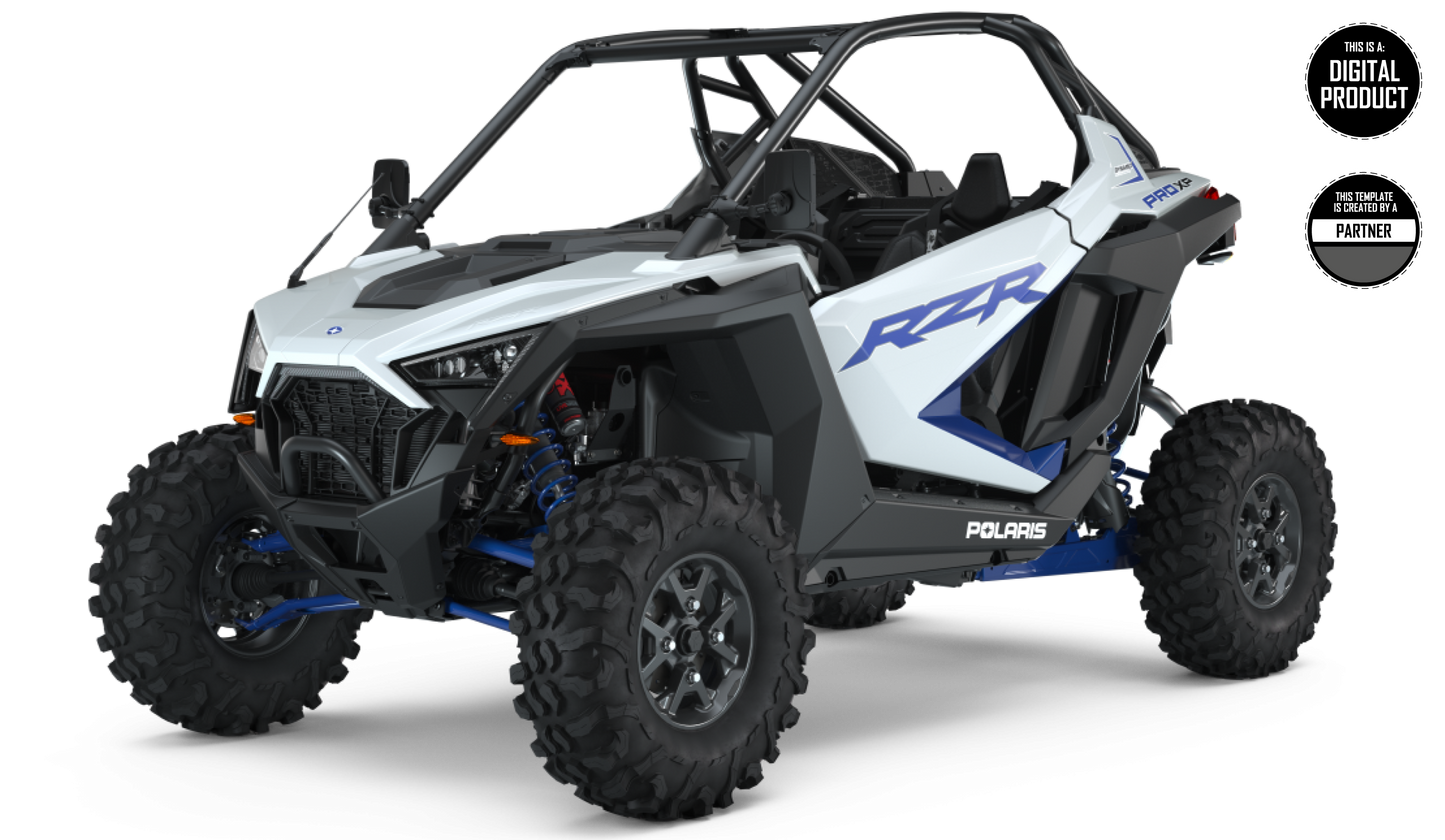 POLARIS RZR PRO XP 2020-2024 & PRO R + TURBO R 2022-2023 - 2 SEATER TEMPLATE
