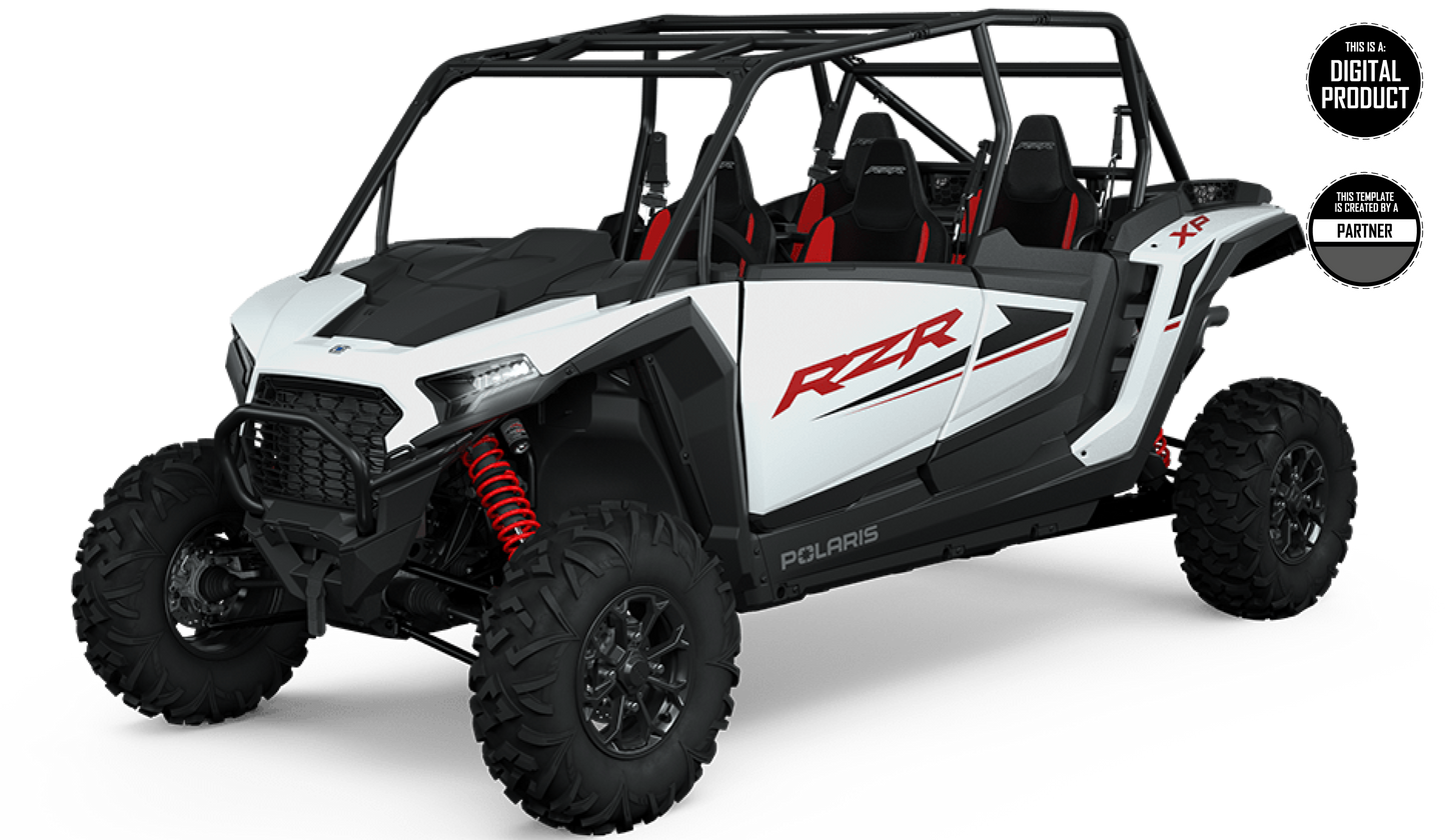 POLARIS RZR 1000 XP 4 2024-2025 - 4 SEATER TEMPLATE