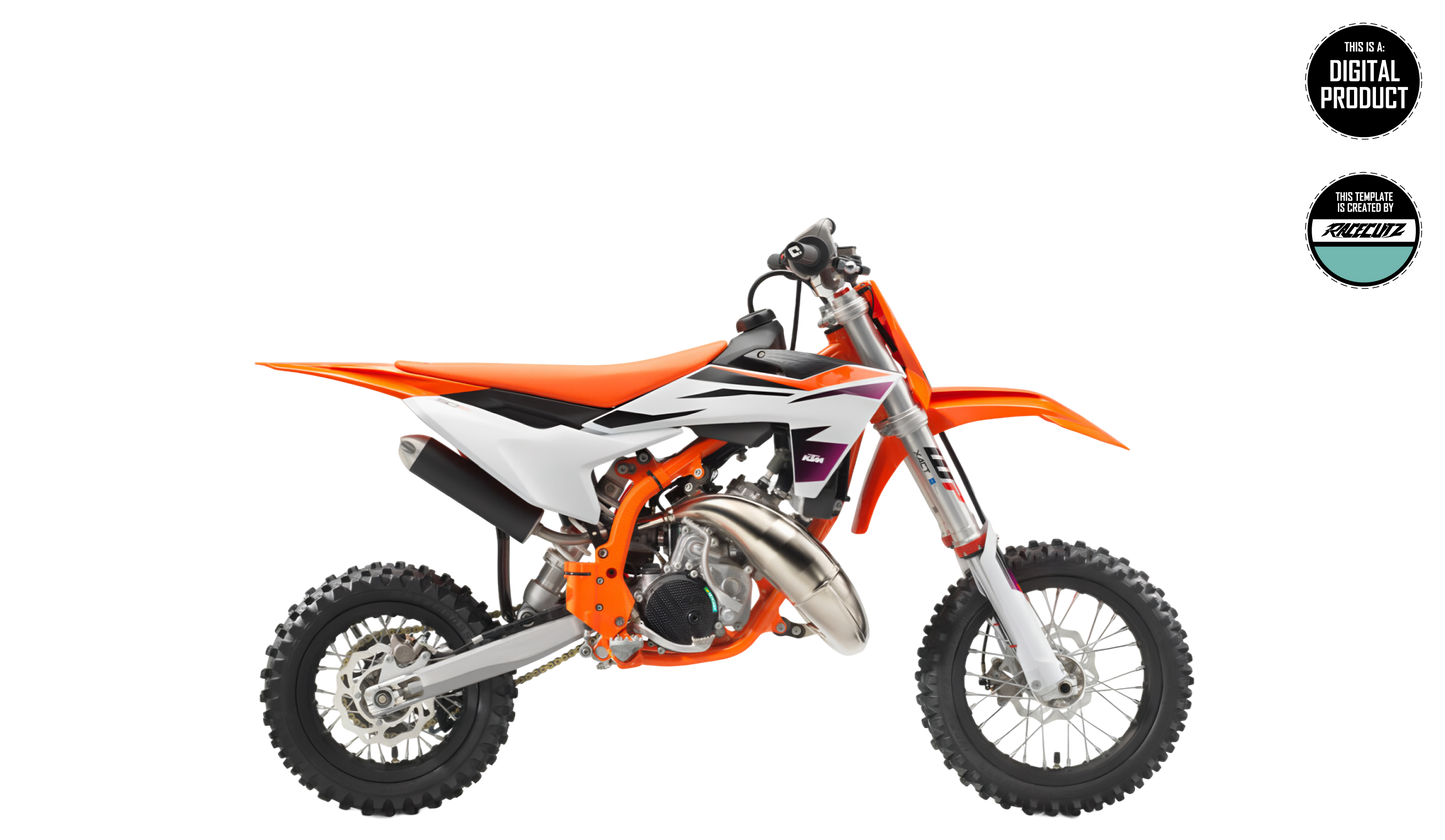 KTM SX 50 2024-2025 & SX-E3 + SX-E5 2025-2026 TEMPLATE