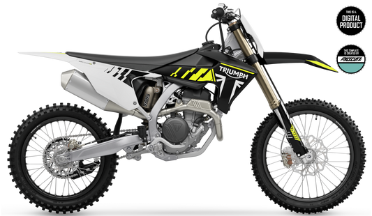 TRIUMPH TF 250 & 450 E+X+C 2024-2026 - FRAME TEMPLATE