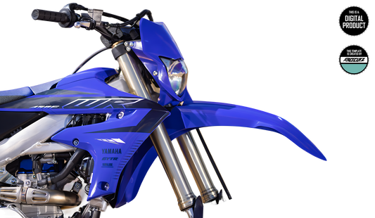 YAMAHA WR 250 2020-2026 & WR 450 2019-2026 HEADLIGHT MASK TEMPLATE