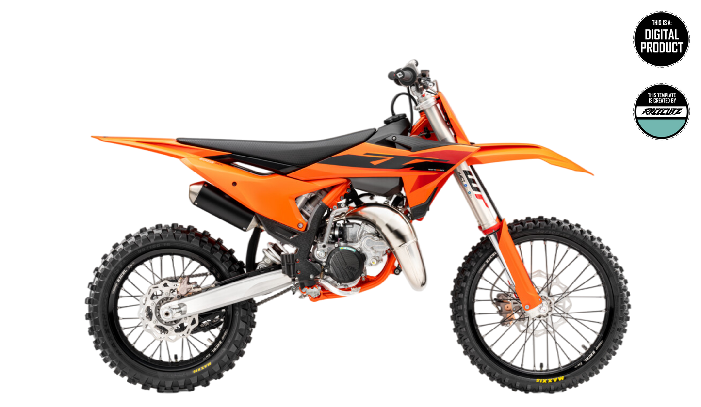 KTM SX 85 2025-2026 TEMPLATE